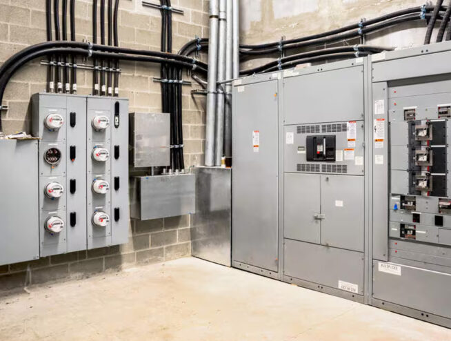 Electrical equipment in industrial setting