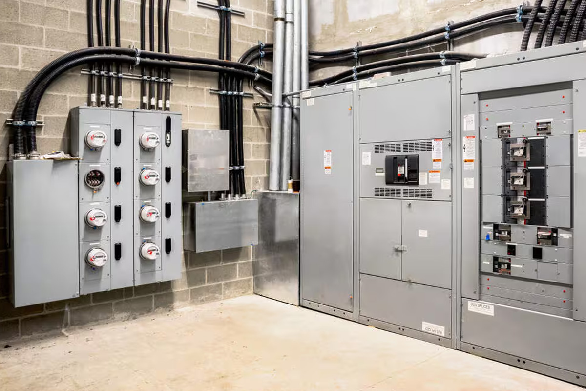 Electrical equipment in industrial setting